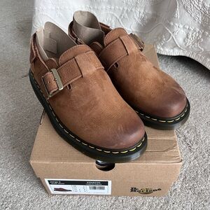 NWT Dr. Martens Jorge II Suede Slingback Mules